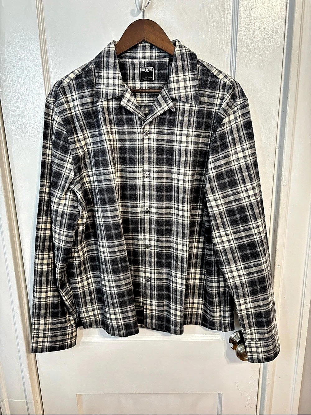 Todd Snyder men’s Portuguese flannel over Shirt NWT large